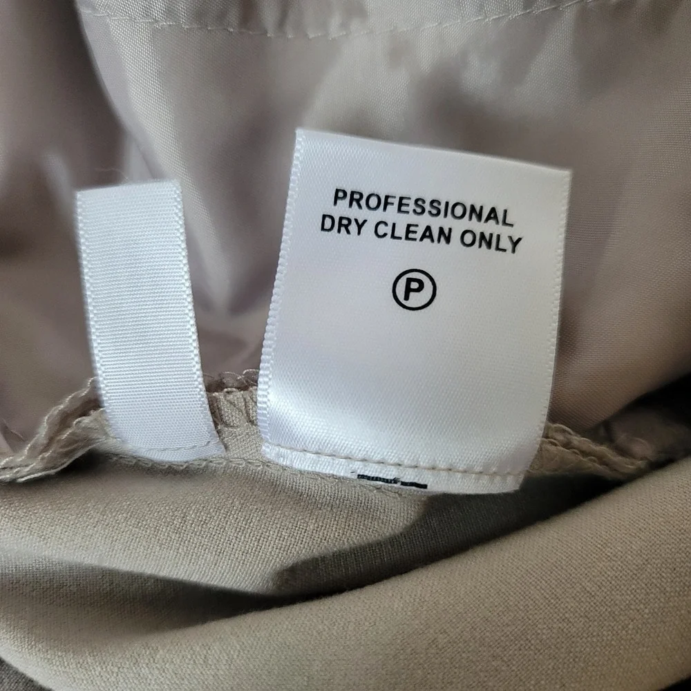 Calvin Klein Classic Fit Suit Dress Pants Tan 14 Business Work‎ Career Travel